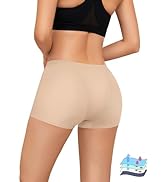 Leovqn Period Boyshorts Heavy Flow Period Shorts for Women Leakproof Menstrual Panties Period Und...