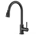 WEWE Kitchen Faucets with Pull Down Sprayer, Stainless Steel Single Handle 1 Hole for Family Kitchen Commercial Camper Laundry Rv Bar, Oil Rubbed Bronze