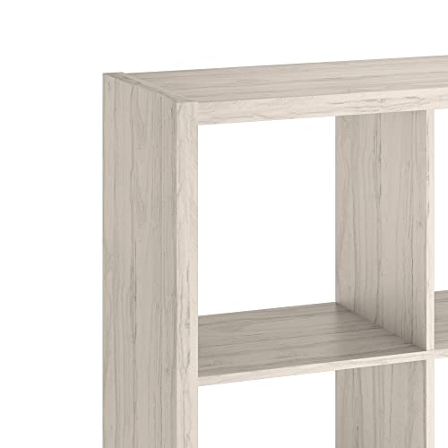 Image of ClosetMaid 4-Cube Decorative Open Back Storage Organizer, Bleached Walnut