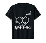 Serotonin Molecule Happiness Hormone Sunflower T-Shirt