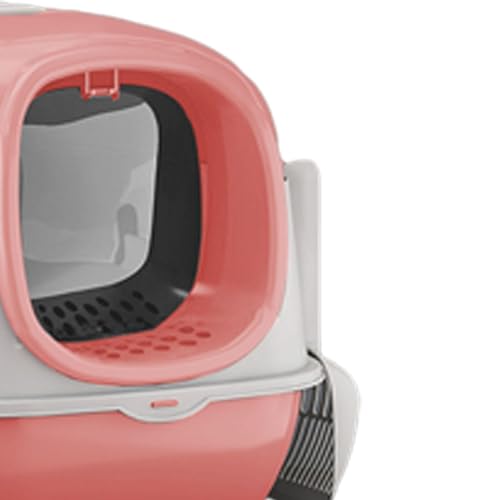 Toilette pour chat intérieure rose lot de 4 bacs pour maison propre
