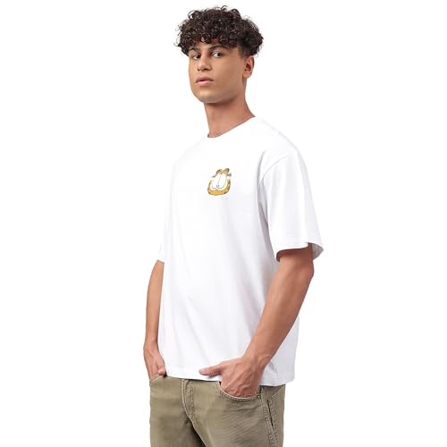 Image of Free Authority Mickey & Friends Printed Regular Fit Green Cotton Men's T-Shirt