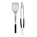 Produktbild Nexgrill Edelstahl Grillbesteck-Set extra lang, Grillset mit großer Grillzange und Wender, Profi Grillzubehör 2-teilig mit Halter, Geschenk für Männer hochwertig