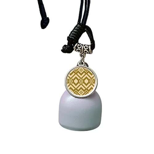 Carillones de viento con patrón hexagonal y diseño colgante cuadrado 2