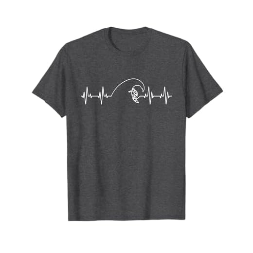 Surfboard Surfer - Surfing Ocean Beach Waves - Heartbeat Camiseta