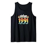 vintage 1991 retro compleanno idea regalo canotta