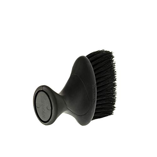 Denman Neck Duster Brush with Extra-Soft Nylon Bristles, Black Handle/Bris - Thumbnail 5