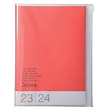 MARK'S 2023/2024 Taschenkalender A5 vertikal, COLORS, Red: Von September 2023 bis Dezember 2024