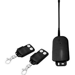 VIDOELETTRONICA® Kit Ricevitore da Esterno 433MHZ 12 24V 2 CANALI RICEVENTE con 2 RADIOCOMANDI