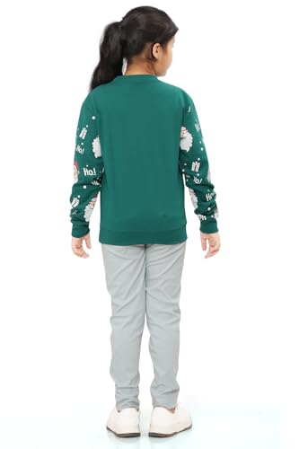 Image of Ninos Dreams Full Sleeves Girls Christmas Sweatshirts