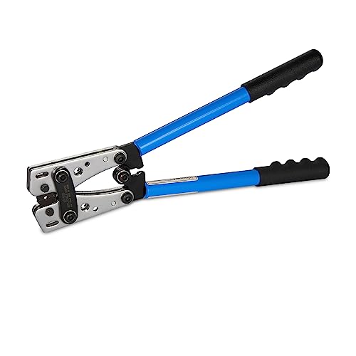 TEENO Alicates de Terminals Herramienta de Crimpado - AWG 10-0, 6/10/16/25/35/50 mm², Alicates de Corte de Cables Multifuncionales con Mango Antideslizante para Electricista