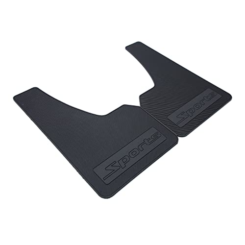 Image of Car Mud Flaps Universal Sport Car Styling Rubber Mud Guards (18 * 17 * 0.2, 4pcs)