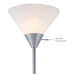 Globe Electric 67150 Elliott Floor Lamp, Silver - Image 4