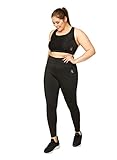 Breiter Gummibund Zizzi Active by Damen Große Größen Stretch Trainingstights Gr 54-56 Schwarz