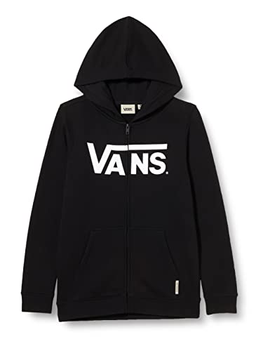 Vans Unisex-Kinder Classic Zip Kapuzenpullover, Black, L