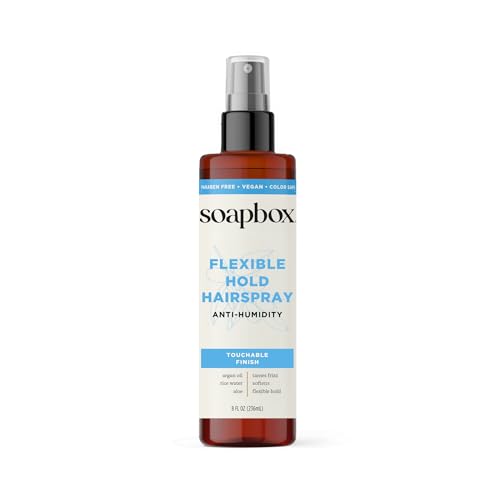 Soapbox Non Aerosol Hairspray - Flexible Hold Hairspray - Scented...