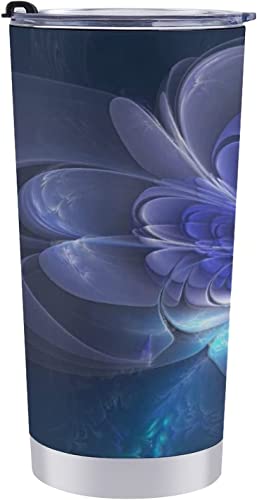 車用コップFlower Art 車用タンブラー 車用ポット 水筒 自動車カップ マグカップ 車用ケトル 保温保冷 ステンレス ダイレクトタイプ コーヒーカップ カー用品 穴あるフタ付き 600ml 車中泊