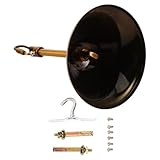 Conception complète : comprenant les composants nécessaires, le kit de rosace pour luminaire simplifie la fixation des suspensions et le remplacement des supports de plafonnier, ainsi que la plaque de suspension et la plaque de rosace pour lustre