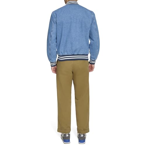 Levi's Men's Varsity Denim Bomber Jacket4