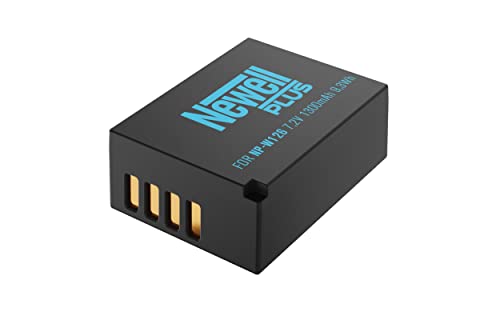 Newell Brand Rechargeable Li-ion Battery Replacement for NP-W126 Plus,7.2V 1300 mAh, Black, Small. Compatible – Fujifilm x h1, xt100, xt200, s10, x a1, x a2, x a3, x a5, x a7, x a10, x e1