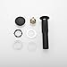 Greenspring Bathroom Sink Drain with Overflow Vessel Vanity Pop Up Drain Assembly Stopper Lavatory Commercial Bath Brass Fits Bathroom Standard Sink Hole 1-1/2
