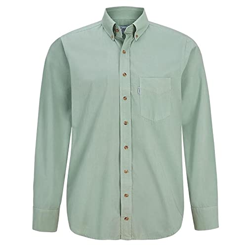 Fumarel - Camisa Algodón Verde Jerez Color Cover