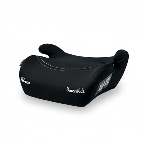 Baroni Kids Rialzino Auto i-Size 125-150 cm, Seduta Imbottita con Rivestimento Removibile e Lavabile, Booster Auto Compatto 41x37x21 cm (Standard)