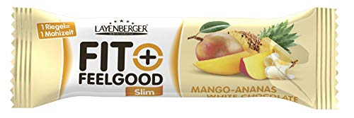 Preisvergleich Produktbild LAYENBERGER Fit+Feelgood Riegel Mango-Ananas White Chocolate,57g