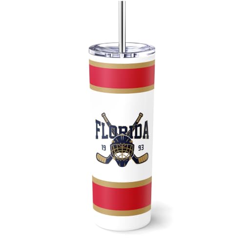 Image of ANTKING Florida Tumbler 20oz Travel Mug Custom Name Number Gifts | Stainless Steel Insulated Coffee Cup for Men Women