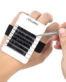 AlluringIndividual Eyelash Extension Hand Plate Lash Holder | Adjustable Lash Tray Strip Palette | One Size Fits All Eyelash Extension Holder Lash Tool | Professional Eyelash Extension Supplies
