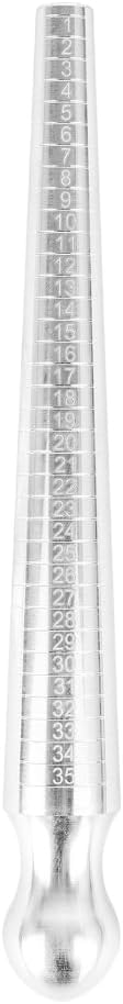 Ring Mandrel Metal Ring Sizing Kit & Ring Sizer Adjuster for Loose Rings