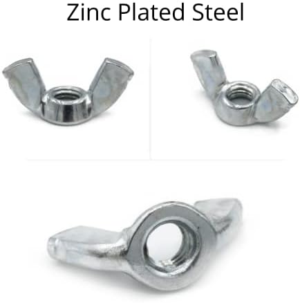 M5 (5mm) Wing Nuts - Steel (Pack of 20)