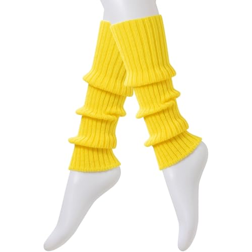 Image of Intgoodluckycc Leg Warmers for Women, Cute Knit Leg Warmer Socks for Dance
