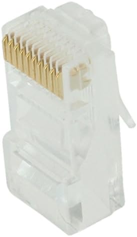 RiteAVRJ50 10p10c Modular Connector (for Flat Cable, Stranded) (Crimp) 10 PCS Pack
