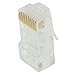 RiteAV - RJ50 10p10c modular connector (for Flat Cable, Stranded) (Crimp) 10 PCS PACK