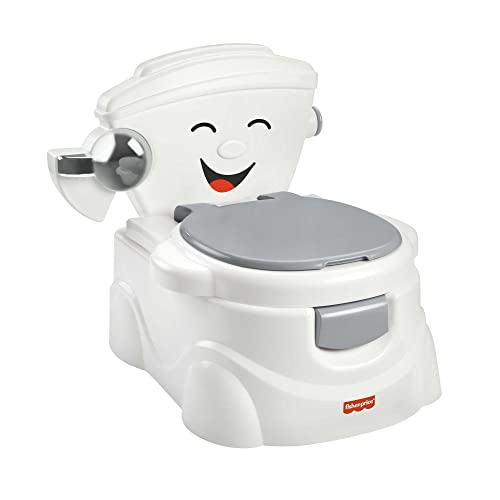 Fisher-Price Orinal infantil para aprender a ir al baño con sonidos musicales y asiento...