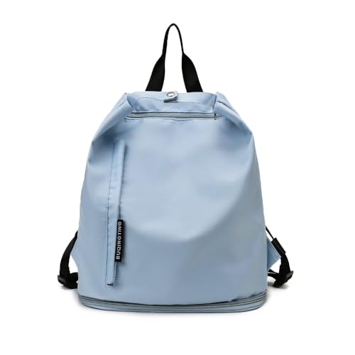Mochila Feminina Resistente Para Academia Viagem Passeio Bolsa Leve Premium Pequena Casual Slim Tipo Saco Moderna Impermeável - ZAFIN