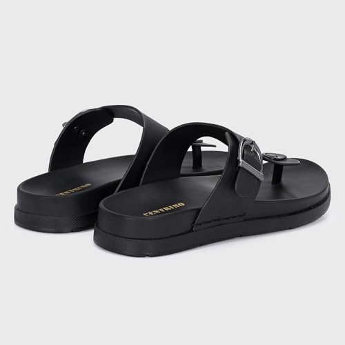 Image of Centrino Men's Cushion Sliders /Slippers | PU Padding on The Footbed | Bounce Back Technology | Comfortable & Lightweight | Waterproof & Everyday Flip Flops for Gents (7328)