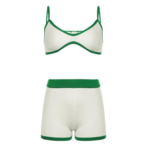 Ensemble Sport Femme en Nylon Premium Brassière Haute Performance et Short Confort