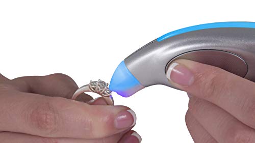 GemOro Testerossa Talking Diamond, Moissanite & White Sapphire Tester, Silver