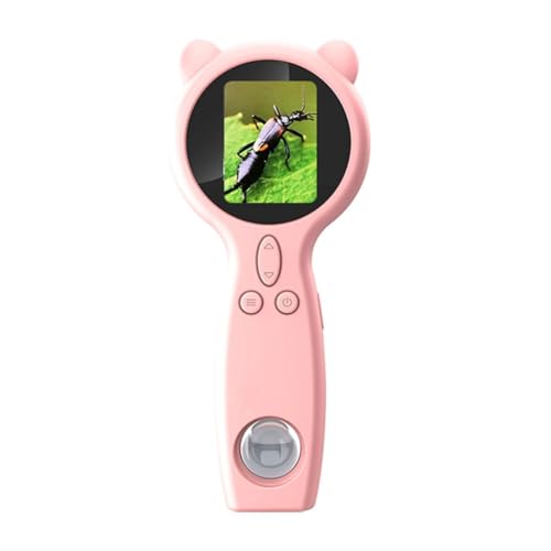 Microscope portable pour enfants avec loupe à main et support photo vidéo