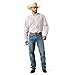 ARIAT Men's Pro Series Jason Classic Fit Shirt White Plaid