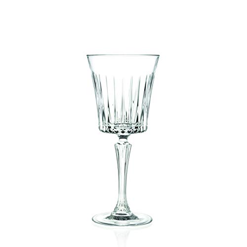 Barski Wine Glass - Goblet - Red Wine - White Wine - Water Glass - Stemmed Glasses - Set Of 6 Goblets - Crystal Like Glass - 10 Oz. Beautifully Designed Made In Europe #TOP1