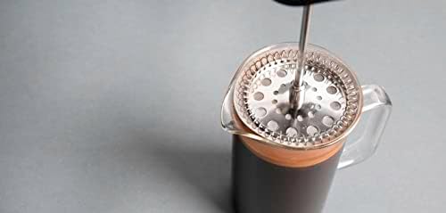 La Cafetiere Cafetière All-Glass French Press Coffee Maker, LCGLCAFE3CP, Transparent