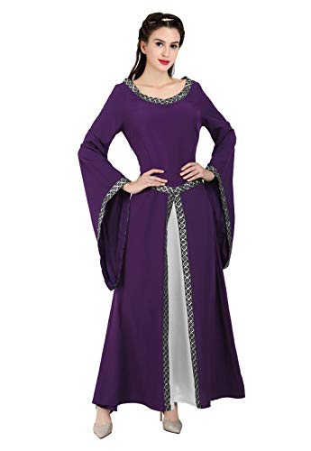 Kranchungel Renaissance Dresses for Women Costume Fairy Renaissance Dress Ball Gown Medieval Irish Peasant Dress