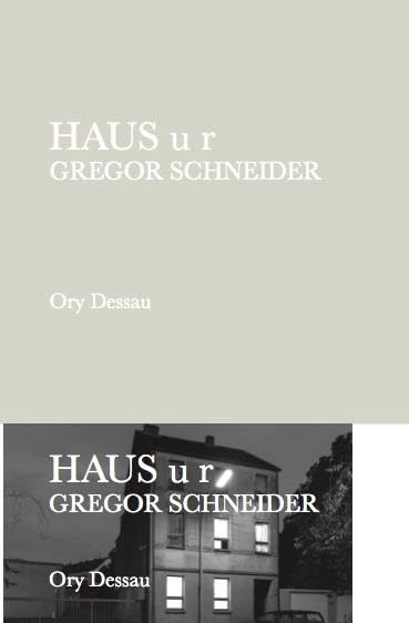 Gregor Schneider Haus U R catalogue exposition bilingue broché