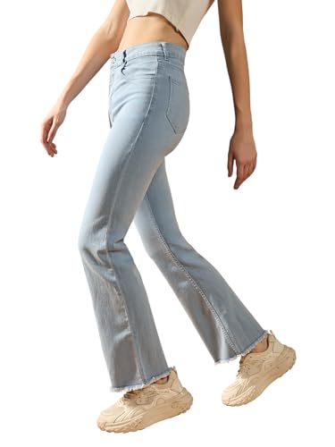 Jean en denim bootcut Dolce Crudo, coupe haute couture et finitions soignées