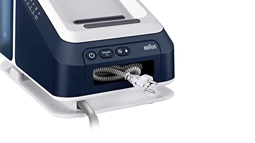 Braun CareStyle 7 Pro IS7282BL, Steam Generator Iron with FreeGlide 3D Technology, Smart iCareMode, Vertical Ironing, Anti Drip, Detachable 2L Water Tank, 2700W, Blue - Image 5