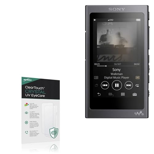 BoxWave Screen Protector Compatible With Sony NW-A45 - ClearTouch Crystal Anti-UV EyeCare (2-Pack), Filters out Harmful Blue Light Reduce Fatigue