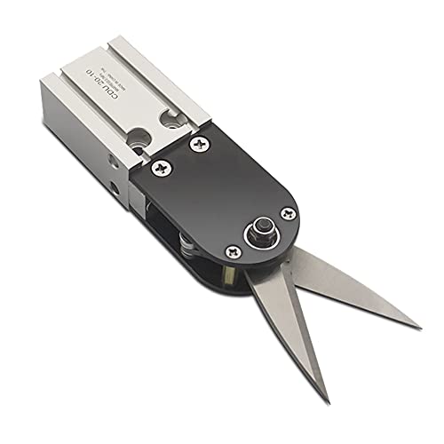 Pneumatic Air Nipper Shears High Speed Industrial Automatic Air Cutter for Fabrics/Ear Mask/Elastic Rope/Plastic/Metal Sheet (K25)